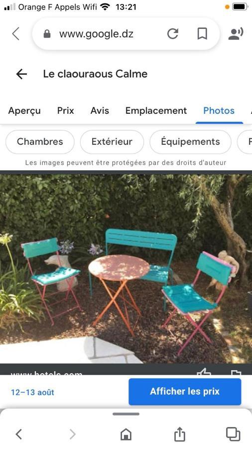 Bed and Breakfast Le Claouraous Calme Canet  Exterior foto